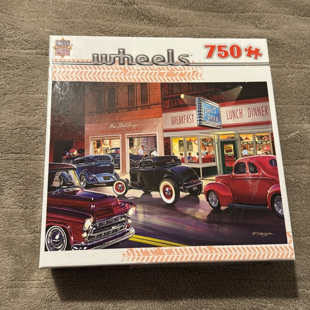BNIB 750 Piece “Phil’s Diner” Sealed Puzzle